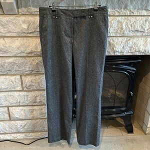 Christopher & Banks gray trouser pants size 8
